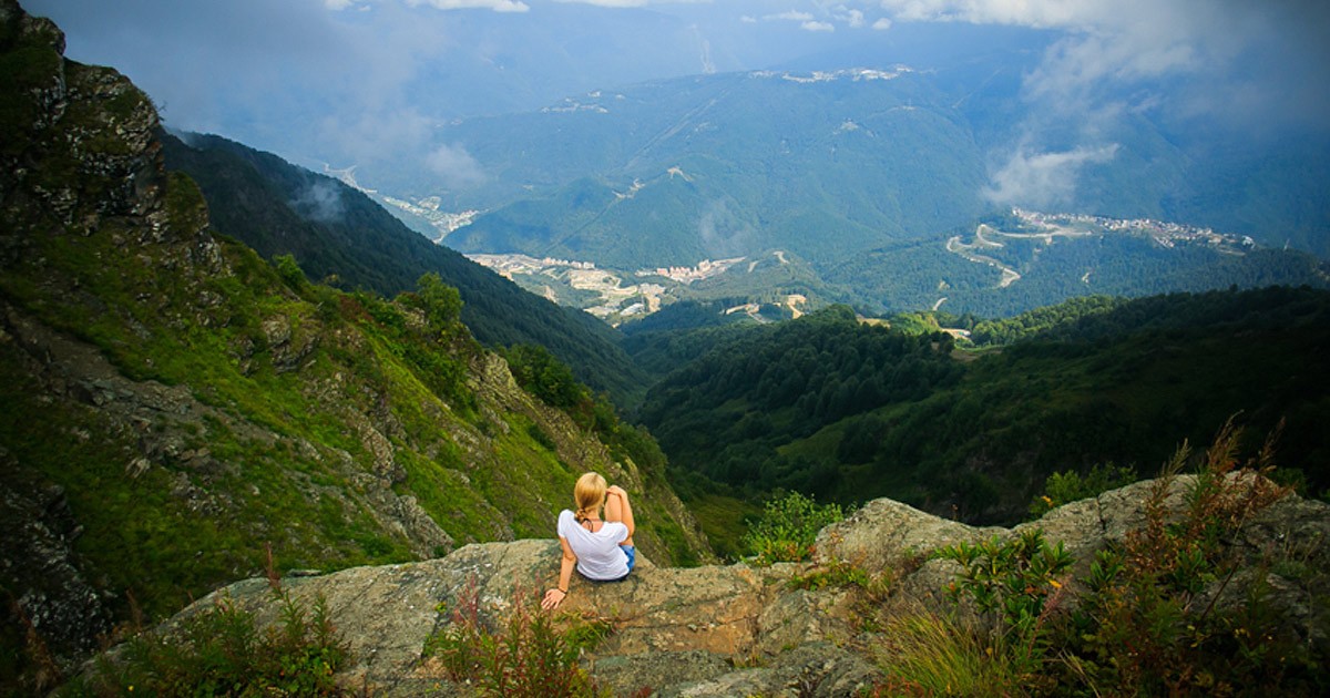 Треккинг к вершинам хребта Аибга — фото 6